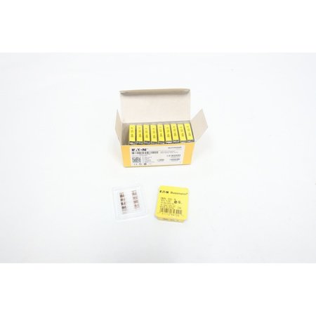 Eaton Bussmann Glass Fuse, GMA Series, Fast-Acting, 500mA, 250V AC, 35A at 250V AC, 10kA at 125V AC, 50 PK GMA-500-R